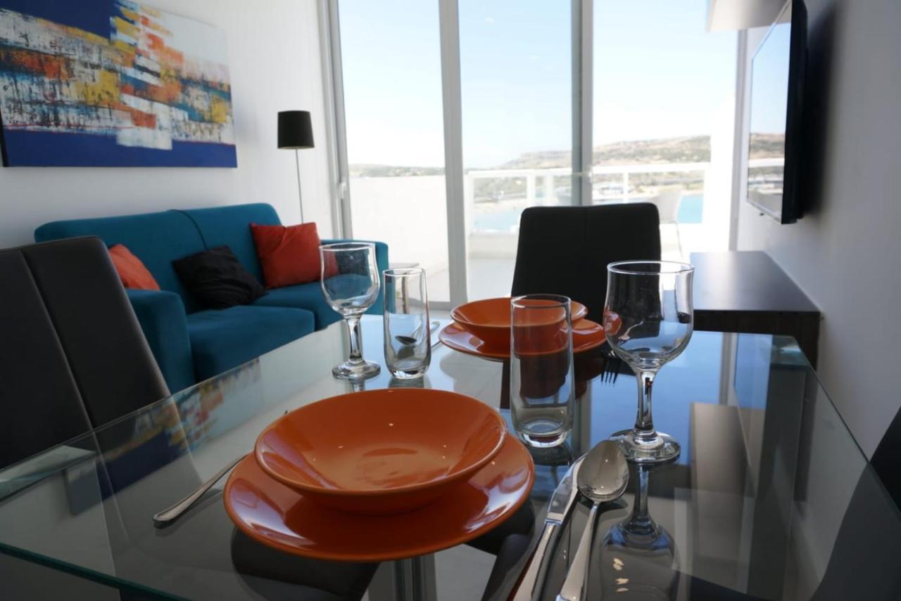 Sea View Penthouse Mellieha Bay Apartment Exterior foto